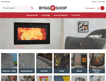 Tablet Screenshot of byggeshop.no